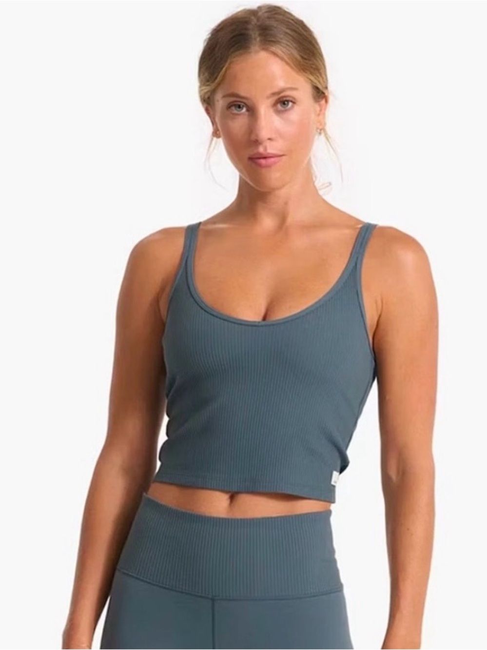Vuori Ribbed Crop Tank